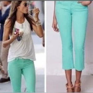 Anthropologie Pilcro the Letterpress Stet Crop Ankle Jeans Size 28